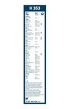 A BOSCH AEROTWIN hátsó ablaktörlők RENAULT MEGANE I 1999-&gt;2003