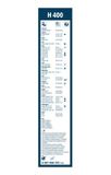 A BOSCH AEROTWIN hátsó ablaktörlők OPEL COMBO X12 2012-&gt;