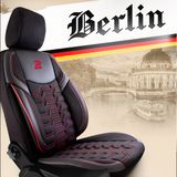 Autó üléshuzatok Volkswagen Amarok 2010-2016 BERLIN_Piros 2+3