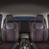 Autó üléshuzatok Nissan Pulsar 2014-2018 BERLIN_Piros 1+1, elülső