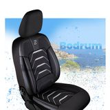 Autó üléshuzatok Nissan Note (II) 2013-2016 BODRUM_SZÜRKE 2+3