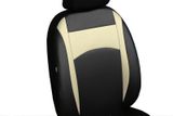 Autó üléshuzatok Seat Ibiza (V) 2017-&gt; Design Leather bézs 2+3