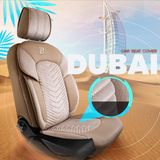 Autó üléshuzatok Nissan Juke II 2019-up DUBAI_Bézs 2+3