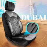 Autó üléshuzatok Kia Niro 2016-up DUBAI_Fekete 2+3