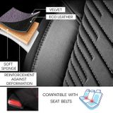 Autó üléshuzatok Seat Toledo (IV) 2012-2018 DUBAI_Fekete 2+3