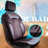Autó üléshuzatok Nissan Pulsar 2014-2018 DUBAI_Piros 2+3