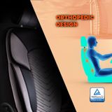 Autó üléshuzatok Honda Jazz (III) 2013-2020 DUBAI_SZÜRKE 2+3