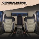 Autó üléshuzatok Fiat 500X 2014-up FLORIDA_Bézs 2+3
