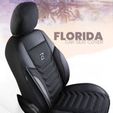 Autó üléshuzatok Seat Leon (III) 2013-2020 FLORIDA_SZÜRKE 2+3