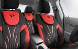 Autó üléshuzatok Volkswagen Touareg (I) 2002-2010 PARS_Piros  2+3