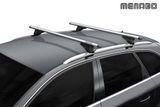 Tetőcsomagtartó MENABO TIGER 120cm SILVER FORD Mondeo IV Wagon 5-doors 2014-&gt;