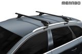 Tetőcsomagtartó MENABO TIGER 120cm BLACK OPEL Crossland 5-doors 2020-&gt;