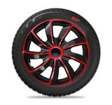 Dísztárcsák Mazda Quad 14&quot; Red &amp; Black 4db