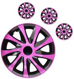 Dísztárcsák Ford Draco CS 15&quot; Pink &amp; Black 4db