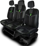 Autó üléshuzatok Opel Movano B ZENIT_Zöld  1+2