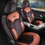 Autó üléshuzatok Audi A3 (8V) 2013-2020 DUBAI_Barna 2+3