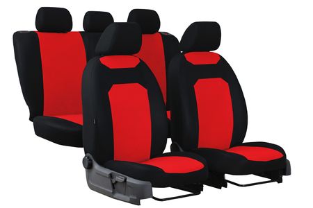 Autó üléshuzatok Citroen Berlingo (II) 2008-2018 CARO piros 2+3