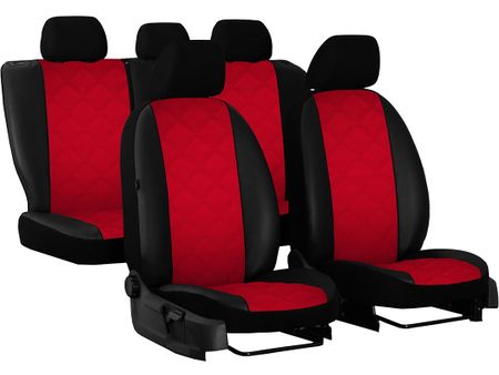 Autó üléshuzatok Citroen C3 (II) 2009-2016 Forced K-1 - Piros 2+3