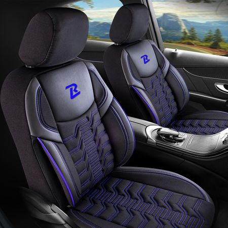 Autó üléshuzatok Citroen C4 Cactus 2014-up BERLIN_Kék 2+3