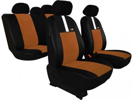 Autó üléshuzatok Citroen C4 (I)  2004-2010 GT8 - Barna 2+3