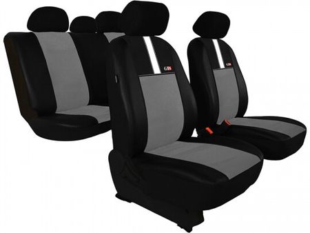 Autó üléshuzatok Citroen C4 (I)  2004-2010 GT8 - Világosszürke 2+3