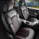 Autó üléshuzatok Fiat 500L 2012-up DUBAI_Piros 2+3