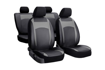 Autó üléshuzatok Fiat Doblo (III) 2010-2016 Design Leather Szürke 2+3
