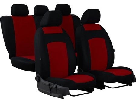 Autó üléshuzatok Fiat Fiorino (IV) 2013-up Classic Plus - Piros 2+3