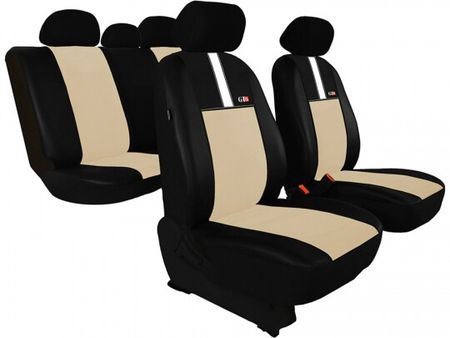 Autó üléshuzatok Ford Fusion  2002-2012 GT8 - Bézs 2+3