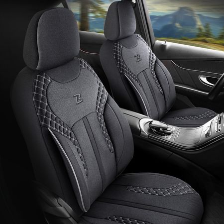 Autó üléshuzatok Ford Ka Plus 2017-up LYON_SZÜRKE 2+3