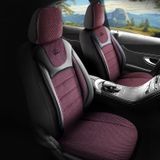 Autó üléshuzatok Kia Sportage (III) 2010-2016 PRESTIGE_Burgundia 2+3