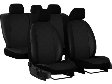 Autó üléshuzatok Nissan Micra (IV) 2010-2016 Forced K-2 - fekete 2+3