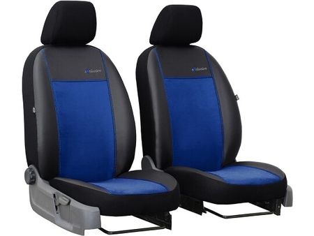 Autó üléshuzatok Seat Cordoba (II) 2002-2010 Exclusive Alcantara - Kék 1+1, elülső