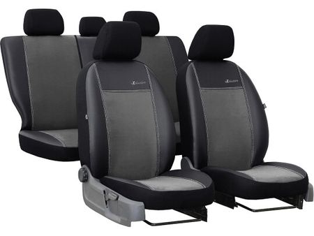 Autó üléshuzatok Seat Cordoba (II) 2002-2010 Exclusive Alcantara - Szürke 2+3