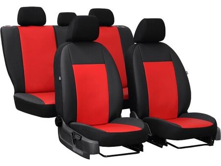Autó üléshuzatok Toyota Tundra 2000-up PELLE - Piros 2+3