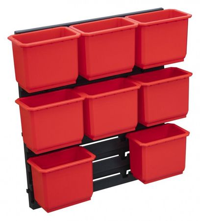 QBRICK® Rendszerező tartalék doboz, ONE200, Rendszerező XL, TWO Rendszerező, 9 elem