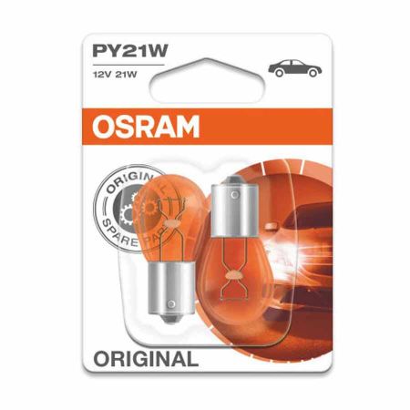 OSRAM 21W 12V BAU15s bliszter 2db orange