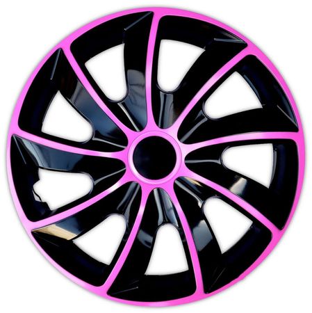 Dísztárcsák Mazda Quad 15" Pink & Black 4db